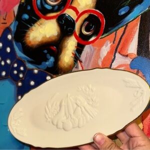 Lenox China Harvest Condiments Dish